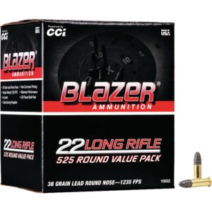 Cci Blazer Rimfire Ammo 22 Lr. 38 Gr. Rn 525 Rd.