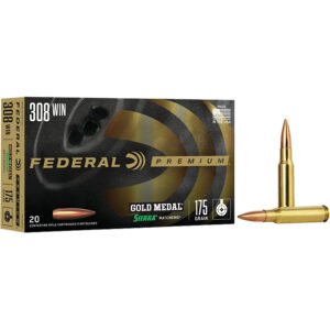 Federal Gold Medal Rifle Ammo 308 Win. 175 Gr. Sierra Matchking Bthp 20 Rd.