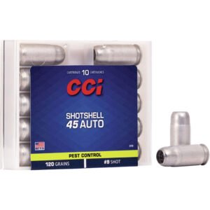 Cci Shotshell Handgun Ammo 45 Acp 9 Shot 10 Rd.
