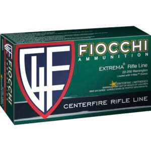 Fiocchi Fxt Centerfire Rifle Ammo 22-250 Rem. 55 Gr. V-max 20 Rd.