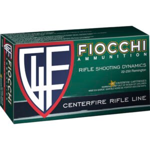 Fiocchi Field Dynamics Centerfire Rifle Ammo 22-250 Rem. 55 Gr. Psp 20 Rd.