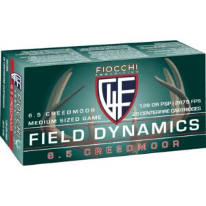 Fiocchi Field Dynamics Centerfire Rifle Ammo 6.5 Creedmoor 129 Gr. Psp 20 Rd.