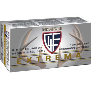 Fiocchi Hyperformance Hunt Rifle Ammo 6.5 Creedmoor 129 Gr. Sst 20 Rd.
