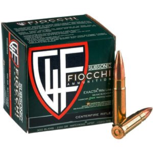 Fiocchi Matchking Centerfire Rifle Ammo 300 Blackout 220 Gr. Hpbt 25 Rd.