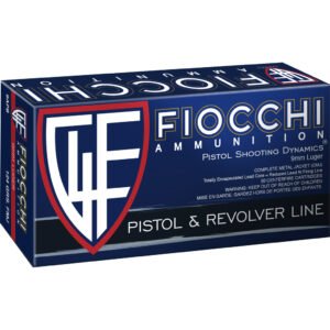 Fiocchi Range Dynamics Pistol Ammo 9mm 124 Gr. Fmj 50 Rd.