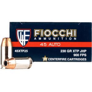 Fiocchi Hyperformance Defense Pistol Ammo 45 Acp 230 Gr. Xtphp 25 Rd.