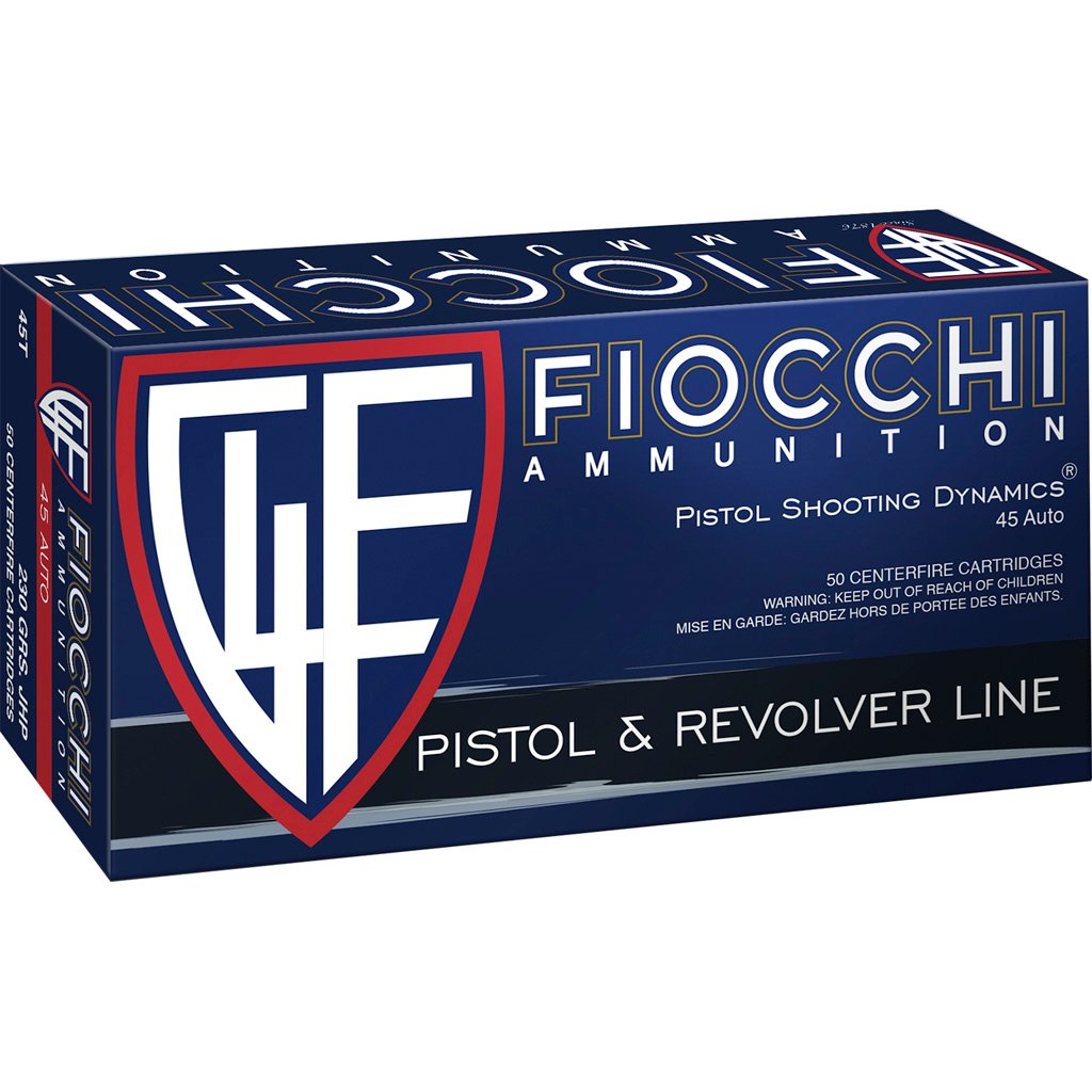 Fiocchi Defense Dynamics Centerfire Handgun Ammo 45 Acp 230 Gr. Jhp 50 Rd.