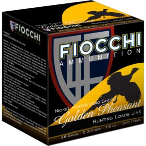 Fiocchi Golden Pheasant Shotgun Loads 28 Ga. 2.75 In. 7-8 Oz. 6 Shot 25 Rd.