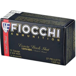 Fiocchi Defense Dynamics Shotgun Loads 12 Ga. 2.75 In. 27 Pellet 4 Buck Hv 10 Rd.