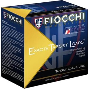 Fiocchi Exacta Trainer Shotgun Loads 12 Ga. 2.75 In. 7-8 Oz. 1200 Fps 7.5 Shot 25 Rd.