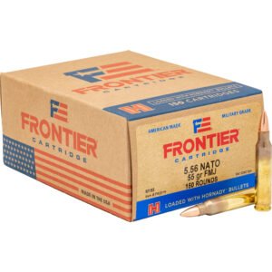 Hornady Frontier Rifle Ammo 5.56 Nato 55 Gr. Fmj 150 Rd.