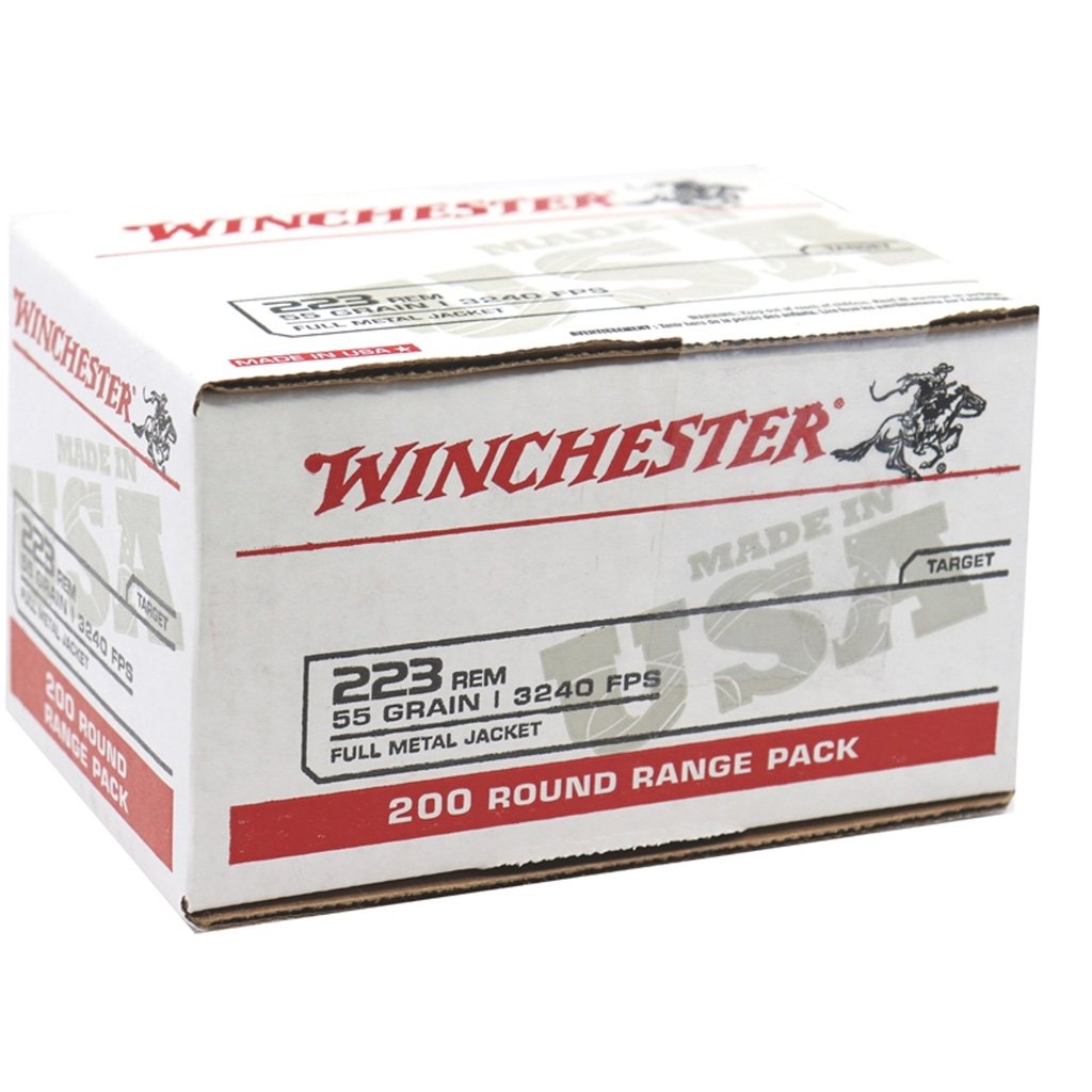 Winchester Usa Rifle Ammo 223 Rem. 55 Gr. Fmj 200 Rd.