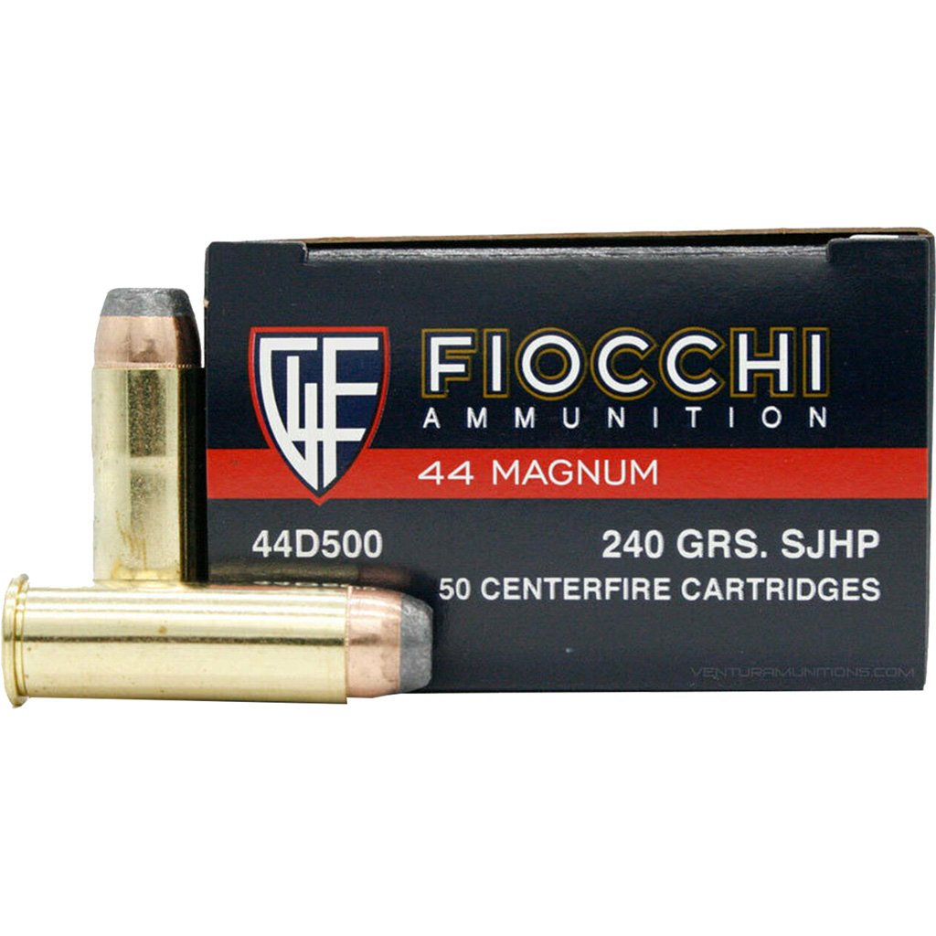 Fiocchi Defense Dynamics Centerfire Handgun Ammo 44 Mag. 240 Gr. Jhp 50 Rd.