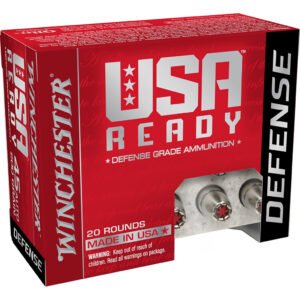 Winchester Usa Ready Defense Pistol Ammo 45 Acp 200 Gr. Hex-vent Hp 20 Rd.
