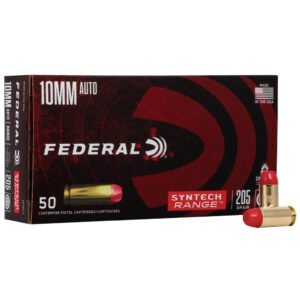 Federal Syntech Range Pistol Ammo 10mm 205 Gr. Tsj Syntech Range 50 Rd.