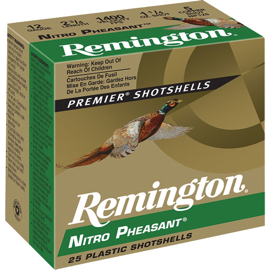 Remington Nitro Pheasant Loads 20 Ga. 2.75 In. 1 Oz. 5 Shot 25 Rd.