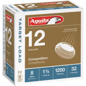 Aguila Target Shotgun Load 12 Ga. 2.75 In. 1 1-8 Oz. Heavy 8 Shot 25 Rd.