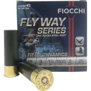 Fiocchi Flyway Shotgun Loads 12 Ga. 3 In. 1 1-8 Oz. 1500 Fps 2 Shot 25 Rd.