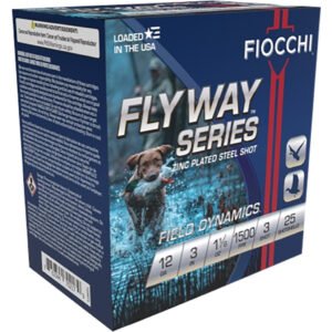 Fiocchi Flyway Shotgun Loads 12 Ga. 3 In. 1 1-8 Oz. 1500 Fps 3 Shot 25 Rd.
