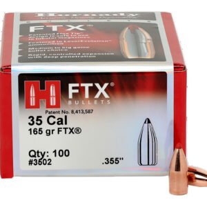 Hornady Ftx Rifle Bullets 35 Cal. .355 165 Gr. Ftx 100 Box
