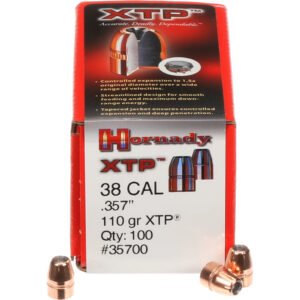 Hornady Traditional Pistol Bullets 38 Cal. .357 110 Gr. Xtp 100 Box