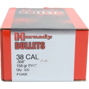 Hornady Frontier Lead Pistol Bullets 38 Cal. .358 158 Gr. Swc 300 Box