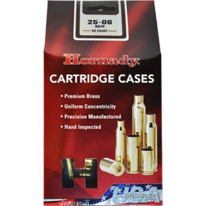 Hornady Rifle Cartridge Cases 25-06 Rem. Unprimed 50 Pk.