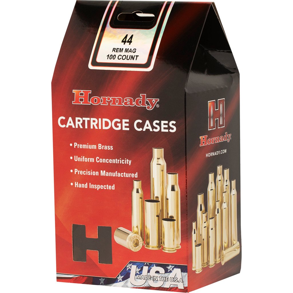 Hornady Pistol Cartridge Cases 44 Rem. Mag. Unprimed 100 Pk.