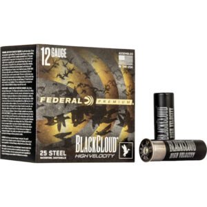 Federal Premium Black Cloud Waterfowl Shotgun Ammo 12 Ga. 3 In. 1 1-8 Oz. High Velocity 4 Shot 25 Rd.
