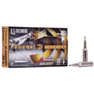 Federal Premium Rifle Ammo 6.5 Creedmoor 130 Gr. Terminal Ascent 20 Rd.