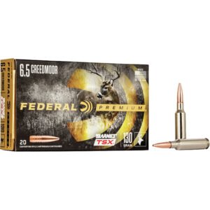 Federal Premium Rifle Ammo 6.5 Creedmoor 130 Gr. Barnes Tsx 20 Rd.