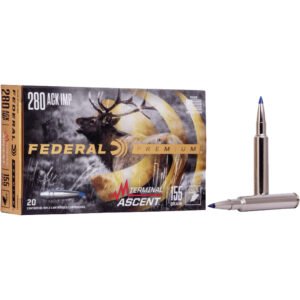 Federal Premium Rifle Ammo 280 Ackley 155 Gr. Terminal Ascent 20 Rd.