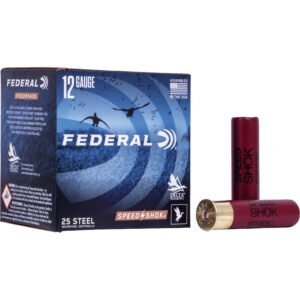 Federal Speed-shok Load 12 Ga. 3 1-2 In. 1 3-8 Oz. 4 Shot 25 Rd.