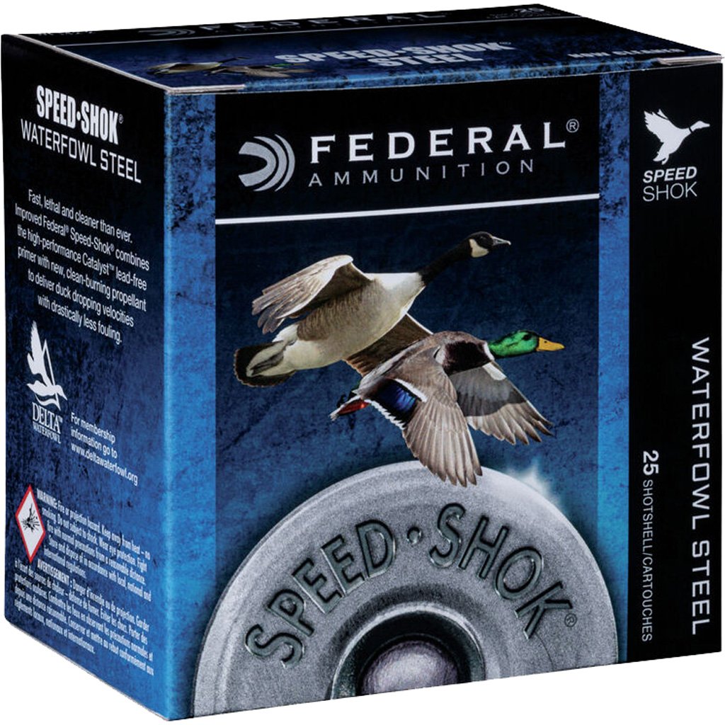 Federal Speed-shok Load 410 Ga. 3 In. 3-8 Oz. 6 Shot 25 Rd.