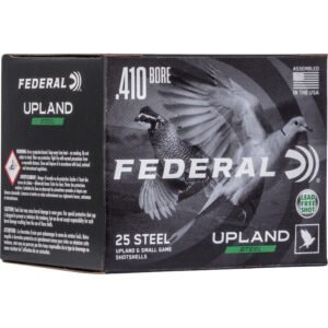 Federal Upland Steel Shotgun Ammo 410 Ga. 3 In. 3-8 Oz. 6 Shot 25 Rd.