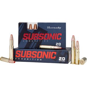 Hornady Subsonic Rifle Ammo 350 Legend 250 Gr. Sub-x 20 Rd.