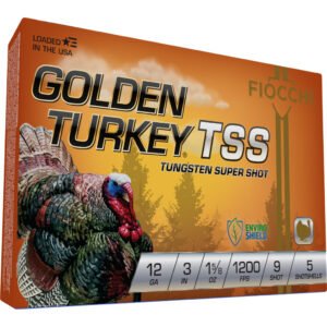 Fiocchi Golden Turkey Tss Shotgun Ammo 12 Ga. 3 In. 1 5-8 Oz. 9 Shot 5 Rd.