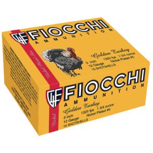 Fiocchi Golden Turkey Shotgun Ammo 12 Ga. 3 In. 1 3-4 Oz. 6 Shot 10 Rd.