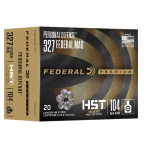 Federal Premium Personal Defense Handgun Ammo 327 Federal Hst Jhp 20 Rd.