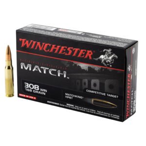 Winchester Match Rifle Ammo 308 Win. 169 Gr. Hpbt 20 Rd.