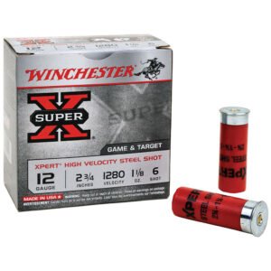 Winchester Super-x Xpert Hi-velocity Steel 12 Ga. 2.75 In. 1 1-8 Oz. 2 Shot 25 Rd.
