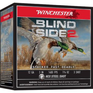 Winchester Blind Side 2 Shotgun Ammo 12 Ga. 3 In. 1 3-8 Oz. 3 Shot 25 Rd.