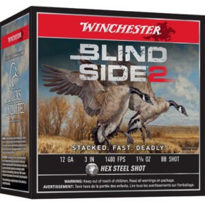 Winchester Blind Side 2 Shotgun Ammo 12 Ga. 3 In. 1 3-8 Oz. Bb Shot 25 Rd.