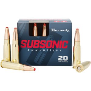 Hornady Subsonic Rifle Ammo 7.62x39 255 Gr. Sub-x 20 Rd