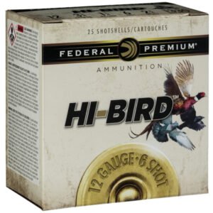 Federal Hi-bird Game Load 12 Ga. 2.75 In. 1 1-4 Oz. 5 Shot Fiberwad 10 Rd.