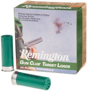 Remington Gun Club Cure Target Loads 12 Ga. 2.75 In. Light Recoil 8 Shot 25 Rd.