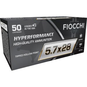 Fiocchi Hyperformance Defense Pistol Ammo 5.7x28mm 40 Gr. Thp 50 Rd.