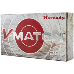 Hornady V-match Rifle Ammo 22 Arc 62 Gr. Eld-vt 20 Rd.