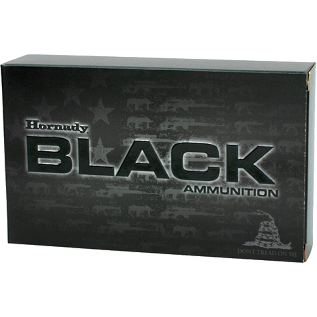 Hornady Black Rifle Ammo 300 Blackout 110 Gr. Ntx Black 20 Rd.