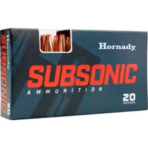 Hornady Subsonic Rifle Ammo 338 Arc 307 Gr. Sub-x 20 Rd.